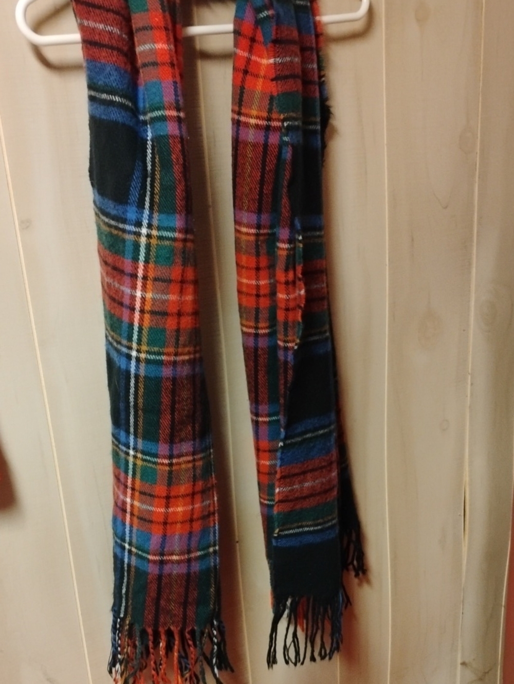 Ardene Tartan Plaid Scarf in Red, Green & Blue